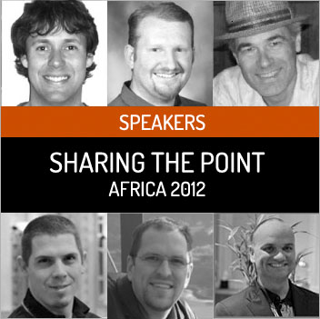 Speakers Sharing The Point Africa 2012