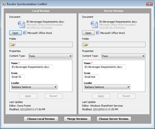 Sync Options
