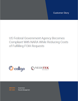 US Federal Government Agency Reduces Costs of FOIA Requests