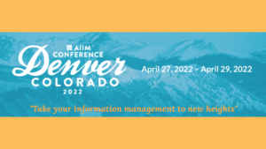 AIIM Conference 2022 Denver Logo