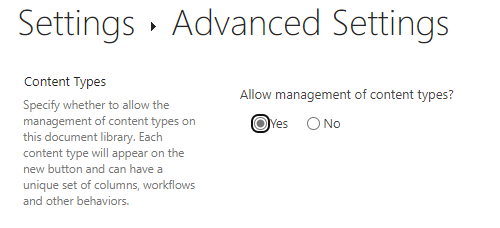 SharePoint metadata implementation