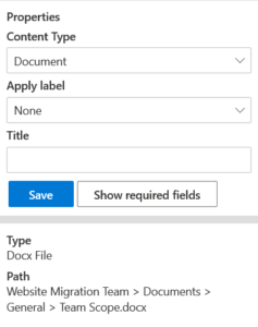 metadata implementation in SharePoint