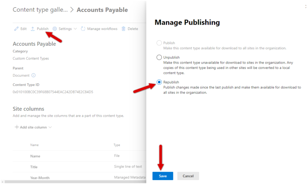 SharePoint metadata implementation