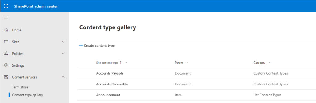SharePoint metadata implementation