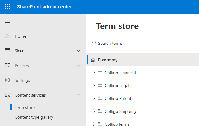 SharePoint metadata implementation