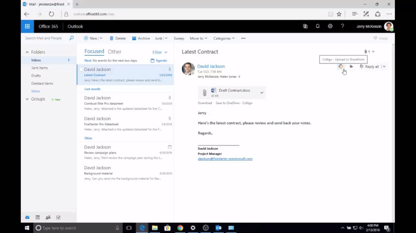 Save Email To Sharepoint From Outlook 365 With Metadata And Retention Labels Colligo Save Email To Sharepoint From Outlook 365 With Metadata And Retention Labels Colligo