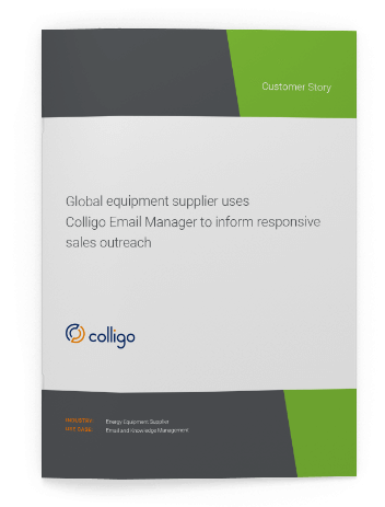 Colligo | Blog | Case Study: Global Equipment Supplier