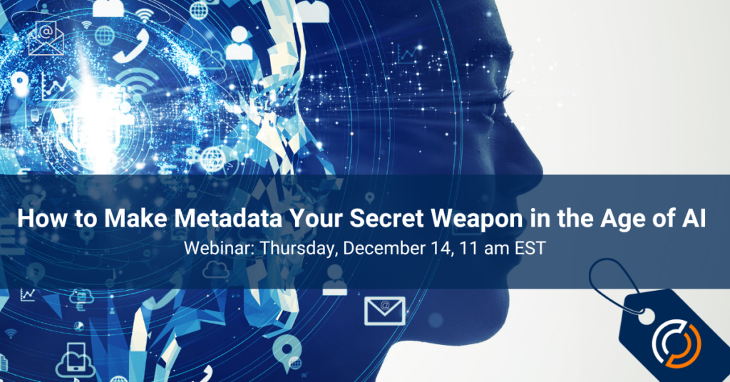 How to Make Metadata Your Secret Weapon in the Age of AI Webinar Banner