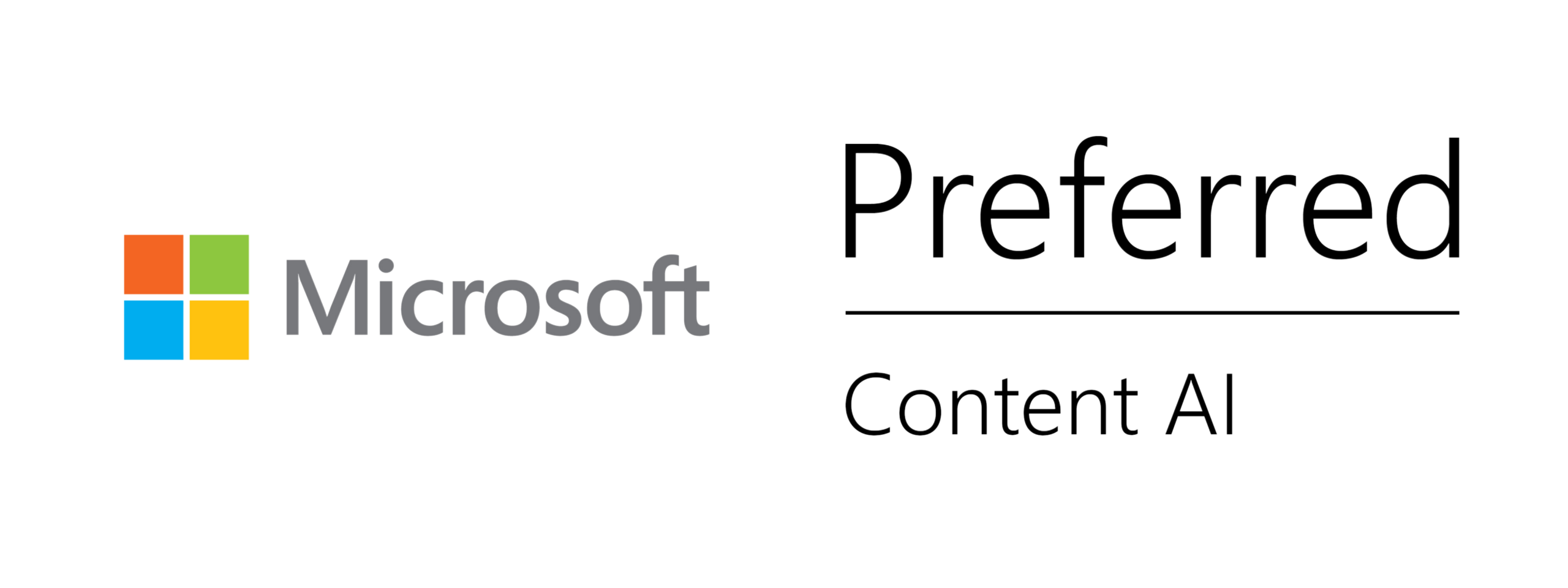 MS Preferred AI Partner Logo 4000x1500_Transparent