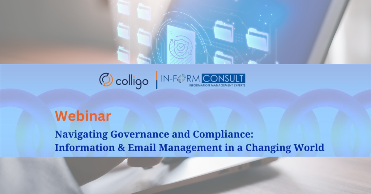 Colligo & In-Form Consult Webinar Banner
