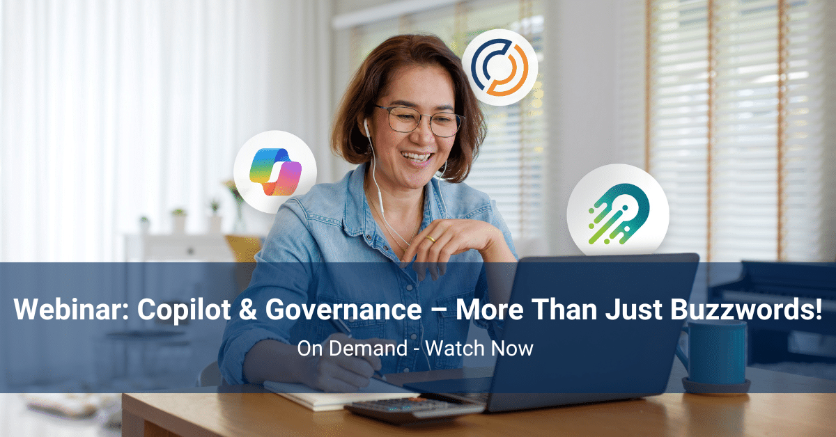 Copilot & Governance – More Than Just Buzzwords! Webinar Banner