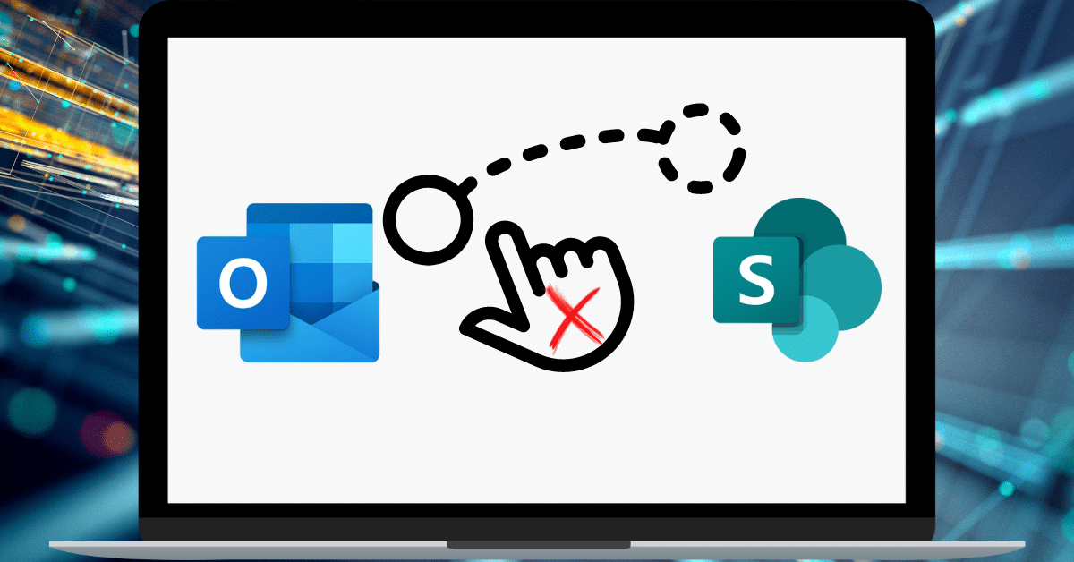 Why Drag and Drop Email to SharePoint is a Bad Idea Blog Post Banner Image