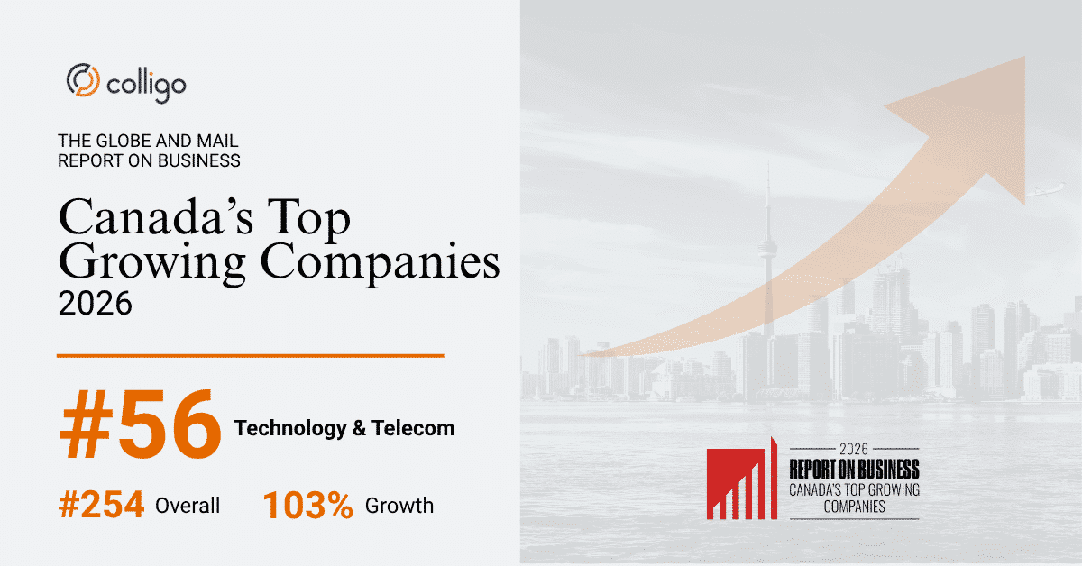 Colligo Named One of Canada’s Top Growing Companies in The Globe and Mail’s 2026 Ranking